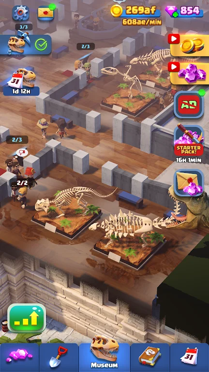 恐龙博物馆游戏无限金币钻石版 V1.4.4 安卓版