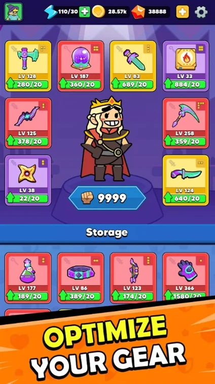 背包狂潮内购破解版宣传图