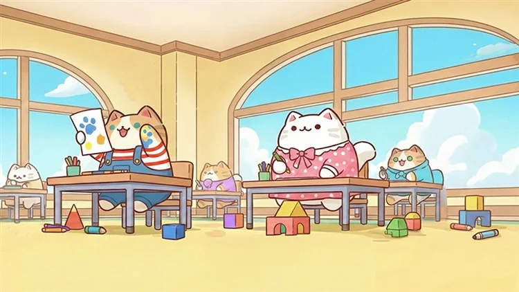 猫咪学校免费版宣传图