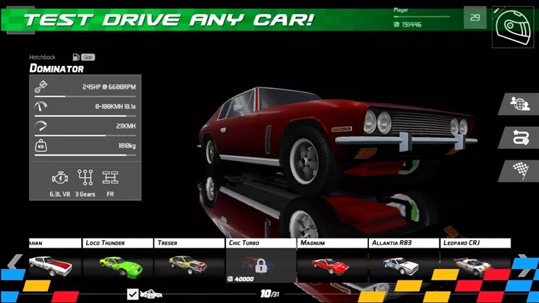 环道赛车手游宣传图