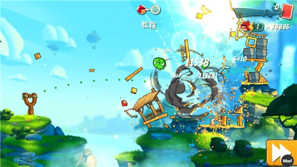 愤怒的小鸟2无限宝石破解版最新版6