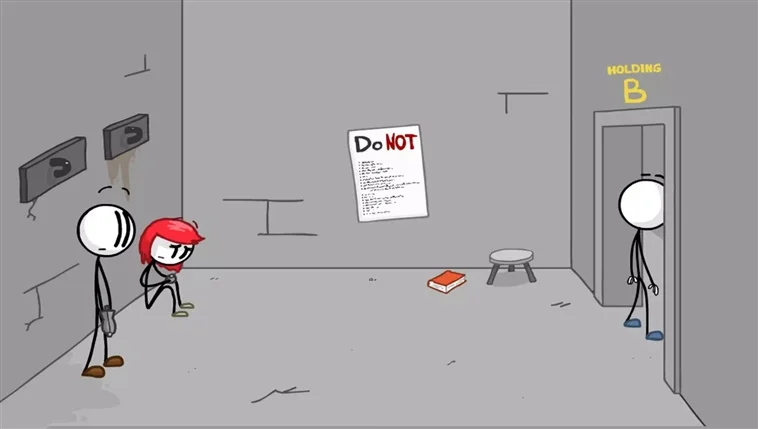 火柴人逃离监狱游戏破解版宣传图