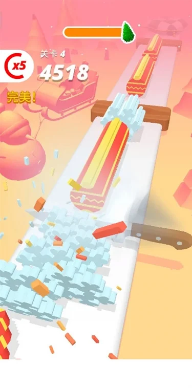 完美的切片无限金币版宣传图