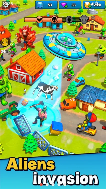 外星人vs僵尸正版游戏宣传图