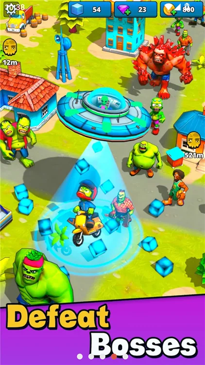 外星人VS僵尸游戏宣传图