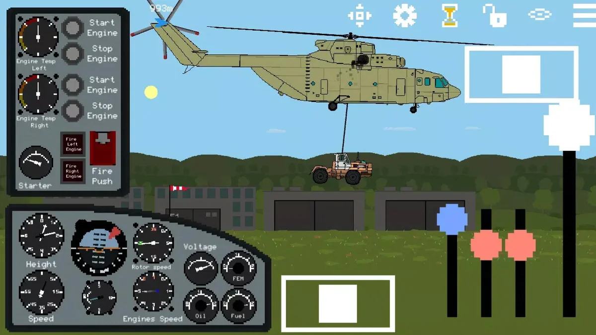 像素直升机模拟器内购破解版 V1.3.0 安卓版