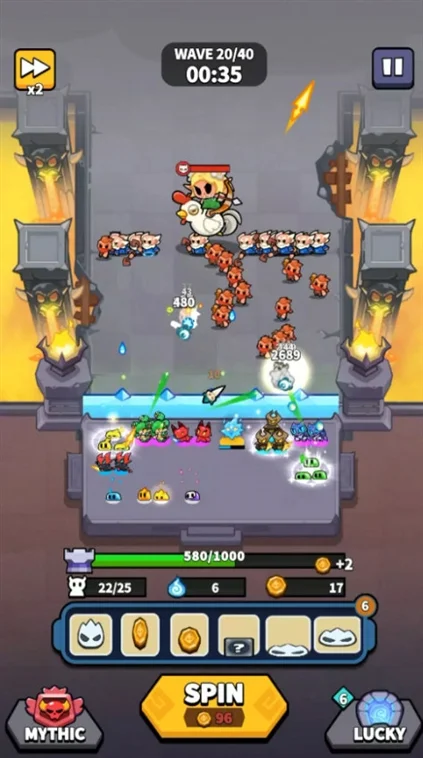 地狱冲锋邪恶防御者无限钻石版宣传图