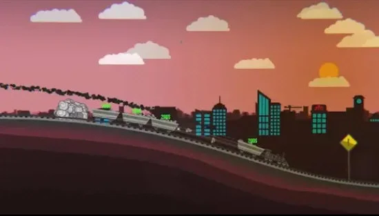 火车跳线游戏解锁版宣传图
